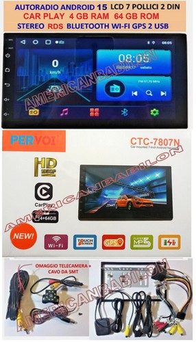 Autoradio android car play - 15,